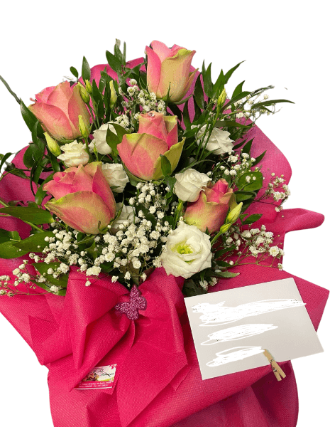 Mazzo Roselline Rosa