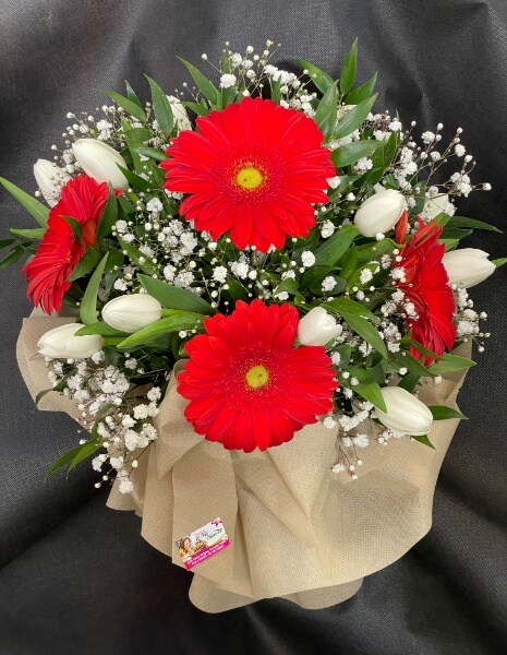 Bouquet di Tulipani e Gerbere