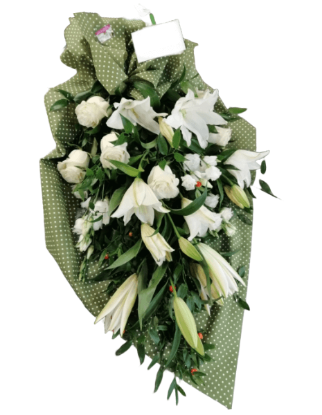 Mazzo Funebre Bianco