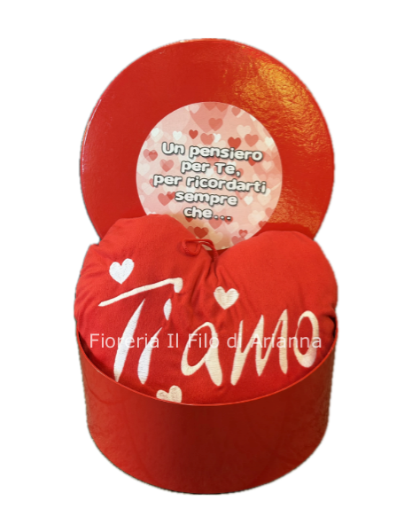 Scatola dedica con cuore Ti Amo