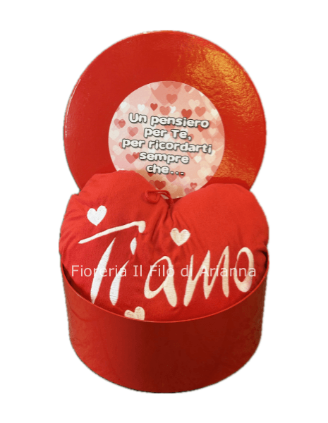 Scatola dedica con cuore Ti Amo